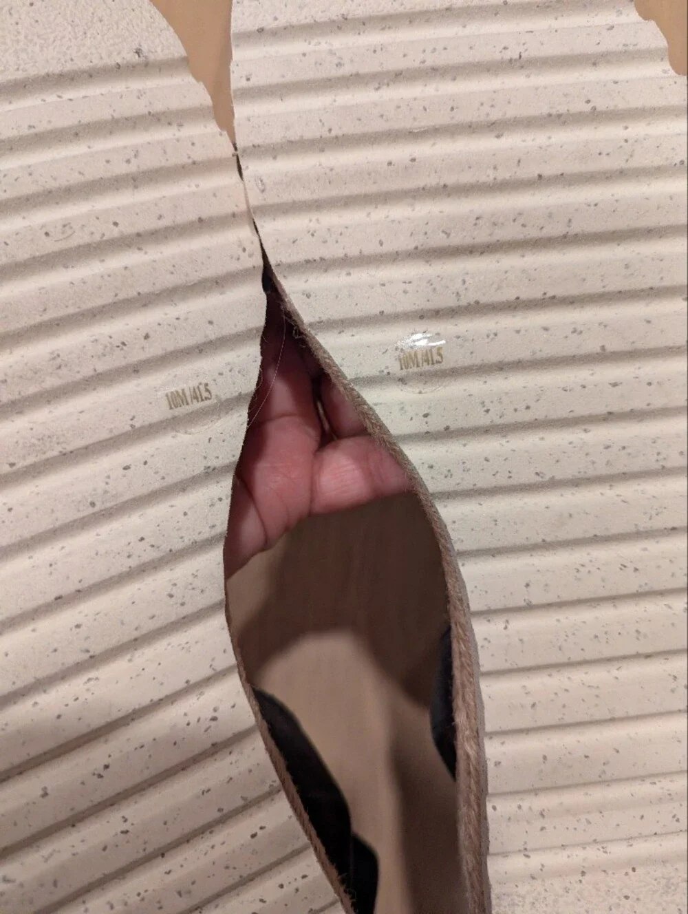 Lucky Brand Black Espadrille Wrap Sandals